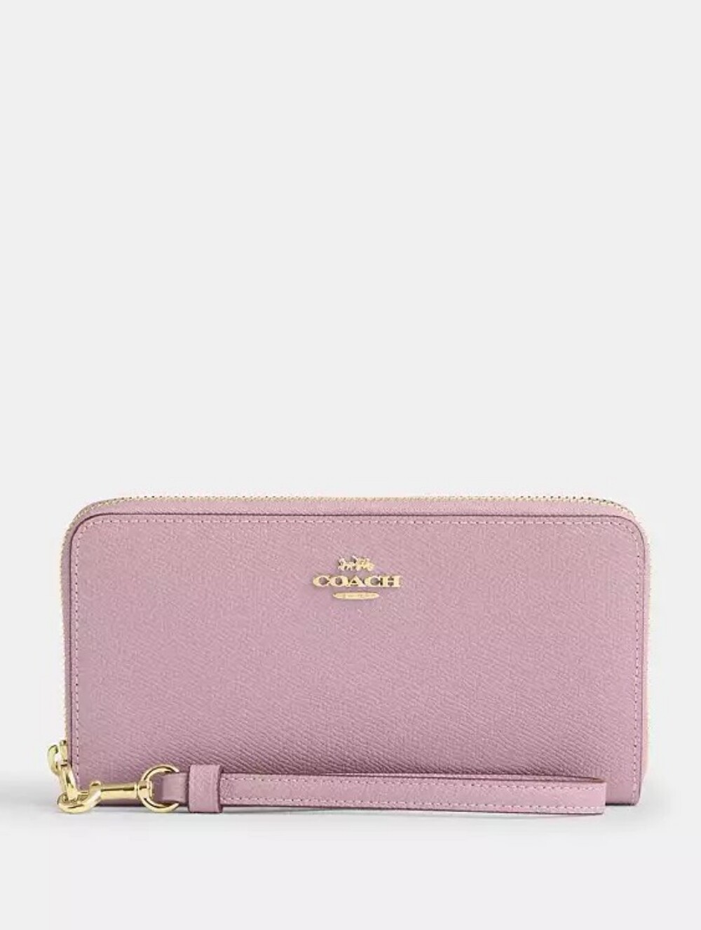 NWT! Coach Long Zip-Around Wallet with Gold Hardware, Msrp $298